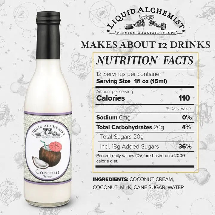 Coconut Cocktail Syrup by Liquid Alchemist