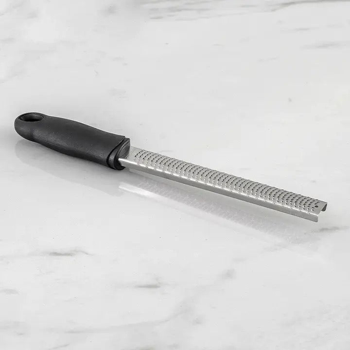 Citrus Zester - Stainless Steel with Black Handle