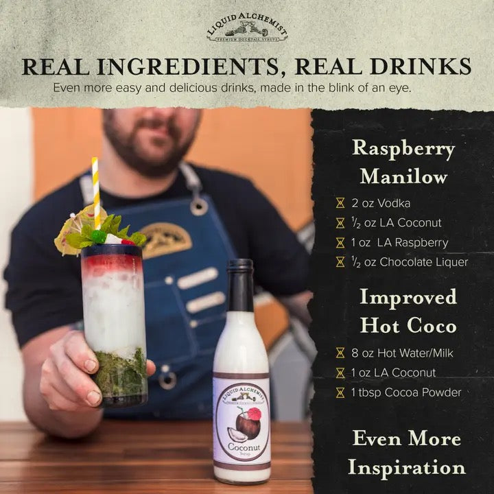 Coconut Cocktail Syrup by Liquid Alchemist