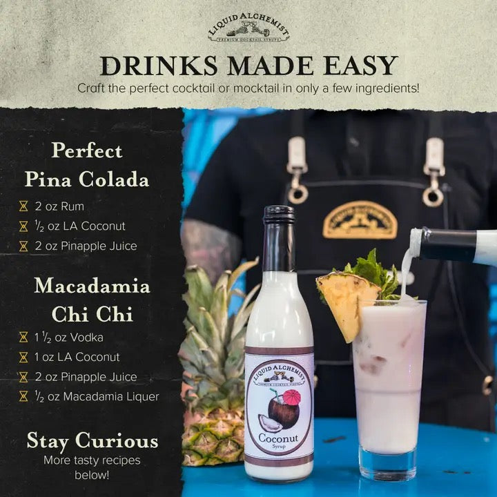Coconut Cocktail Syrup by Liquid Alchemist