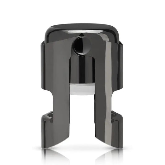 Viski Warren™ Black Gunmetal-Plated Champagne Stopper