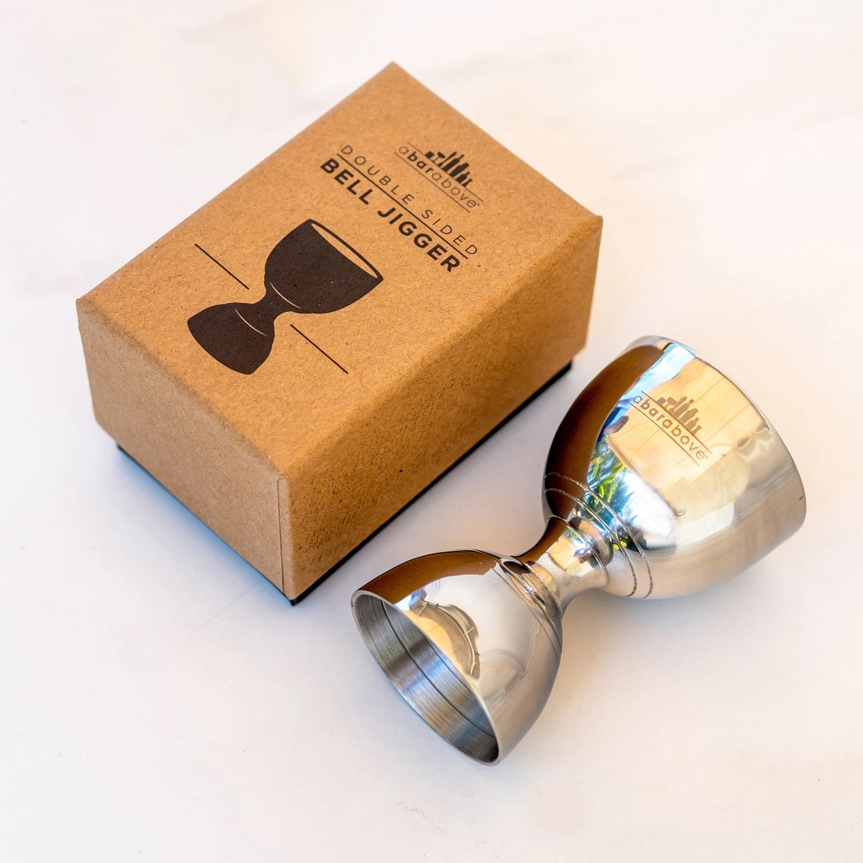 Bell Jigger - 2 Ounce Stainless Steel