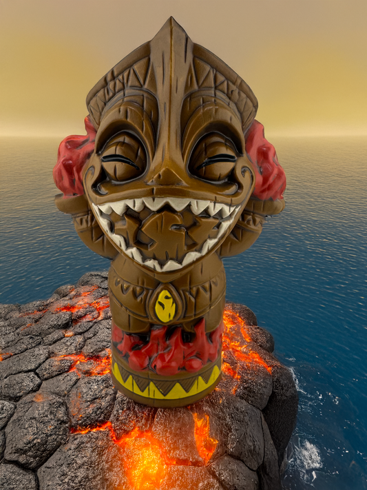 Fire Eater Tiki Mug