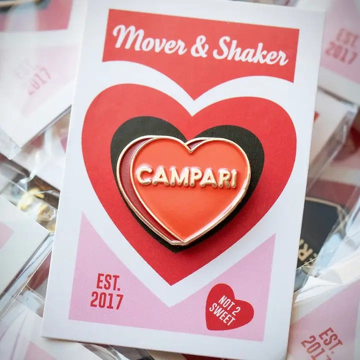 Campari Sweethearts Pin