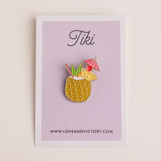 Tiki Cocktail Pin