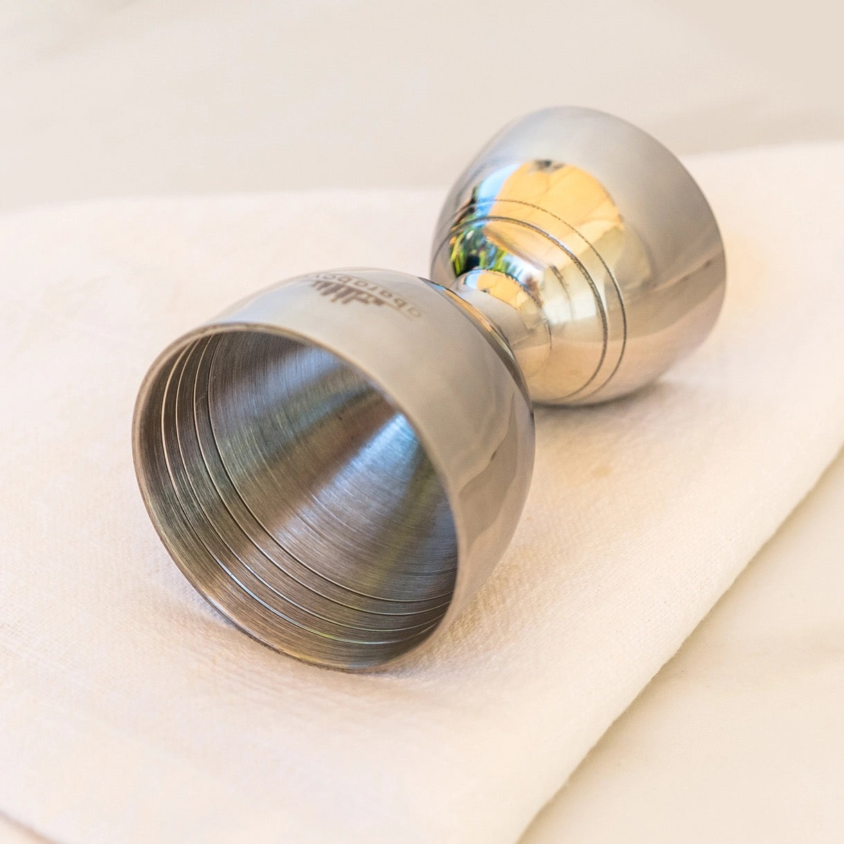 Bell Jigger - 2 Ounce Stainless Steel