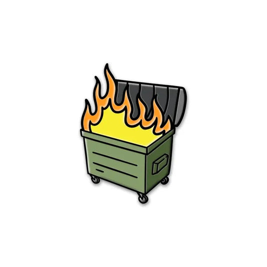 Dumpster Fire Pin