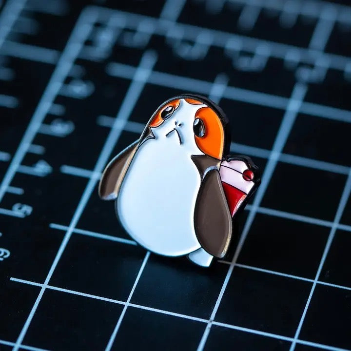 Porg Bespin Fizz Enamel Pin