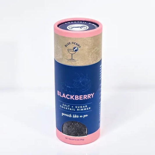 Blackberry Rimming Sugar + Salt